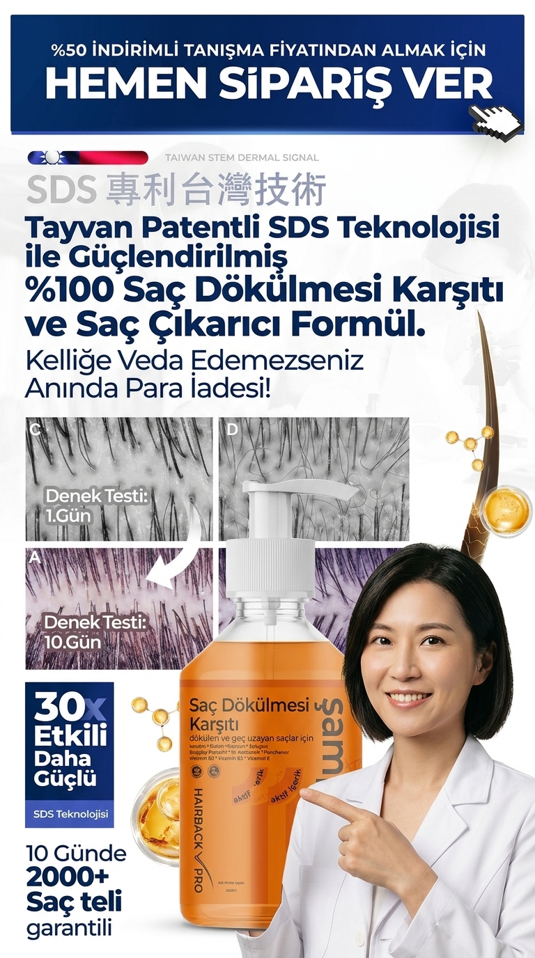Hairback Pro - Tayvan Patentli SDS Teknolojisi